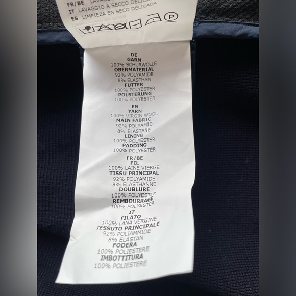 Capranea Bella Tola midlayer jacket, Navy Size 42/12 Like new! - Picture 9 of 9